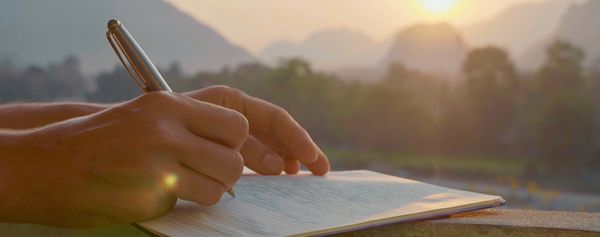 Journaling at the Temple